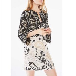 BCBG Taylor Paisley Print Tunic Dress, Medium